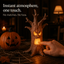 Hollowyn – Carved Face Glow-Through Tree Trunk