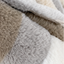 Collar detail of the oversized coat