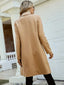 Double Breasted Overcoat Knee Length Winter Coat for Women