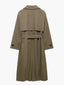 Double Breasted Trench Coat Classic Long Coat for Women