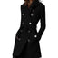 Double Breasted Trench Coat Long Coat for Women Streetwear