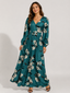 Womens Dress | Long Sleeve, V-Neck