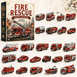 Fire Rescue Advent Calendar with 24 Vehicles