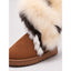 Fluffy Ankle Boots for Women Faux Fur Cuff Winter Booties