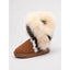 Fluffy Ankle Boots for Women Faux Fur Cuff Winter Booties in camel