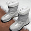 Fur Collar Snow Boots for Women Tall Zip Up Winter Boots