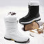 Fur Collar Snow Boots for Women Tall Zip Up Winter Boots