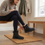 Fur Lined Ankle Boots for Women Side Zip Quilted Snow Boots