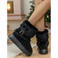 Fur Lined Snow Boots for Women Warm Platform Winter Boots