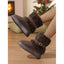 Fur Lined Snow Boots for Women Warm Platform Winter Boots