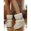 Fur Lined Snow Boots for Women Warm Platform Winter Boots