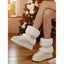 Fur Lined Snow Boots for Women Warm Platform Winter Boots