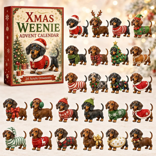 Poodle Advent Calendar 2026 with 24 Collectible Figures
