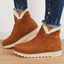 Fur Lined Snow Boots | Chunky Platform Ankle Boots for Women – MAEVE