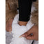 Lace Up Snow Boots for Women Padded Mid Calf Winter Boots