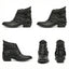 Women’s Western Ankle Boots with Buckle & Chain Details