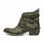 Women’s Western Ankle Boots with Buckle & Chain Details