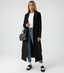 Longline Overcoat Double Breasted Wool Dress Coat for Women