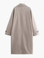 Oversized Coat Double Breasted Long Wool Coat for Women