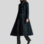 Plaid Wool Coat for Women Tartan Check Long Coat