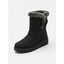 Quilted Snow Boots for Women Fur Collar Ankle Winter Boots