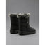 Quilted Snow Boots for Women Fur Collar Ankle Winter Boots