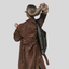 Suede Trench Coat for Women Long Belted Overcoat