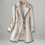 Trench Coat for Women Elegant Autumn Long Coat in khaki
