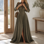 Women's Button Front Maxi Shirt Dress with Lapel Collar