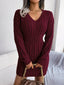 Women's Cable Knit Peplum Sweater Dress