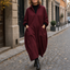 Women's Cocoon Mock Neck Maxi Dress with Pockets