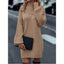 Women's Cold Shoulder Turtleneck Sweater Dress
