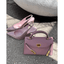 Women's Compact Vegan Leather Satchel Bag with Removable Strap