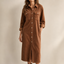 Women's Corduroy Button Front Shirt Dress