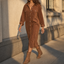 Women's Corduroy Button Front Shirt Dress