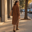 Women's Corduroy Button Front Shirt Dress