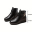 Warm lining inside the ankle boots