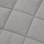 Close up of the diamond quilting