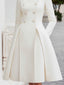 Women's Double Breasted A-Line Coat Dress