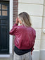 Back view of the bomber jacket