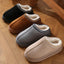 Women's Faux Suede Platform Clog Slippers with Plush Lining