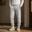 Women's Fleece-Lined Tapered Jogger Sweatpants in light gray