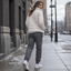 Women's Fleece-Lined Tapered Jogger Sweatpants