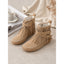 Fringe boots styled with cropped denim