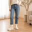 Women's fur lined slip on winter boots in white