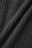 Women's High Waist Ribbed Knit A-Line Midi Dress