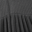 Women's High Waist Ribbed Knit A-Line Midi Dress