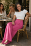 Women's High-Waisted Pleated Wide-Leg Pants