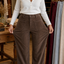 Women's High-Waisted Stretch Waist Wide-Leg Pull-On Pants with Pockets
