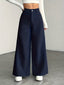 Women's High-Waisted Wide-Leg Pants with Flowing Fit
